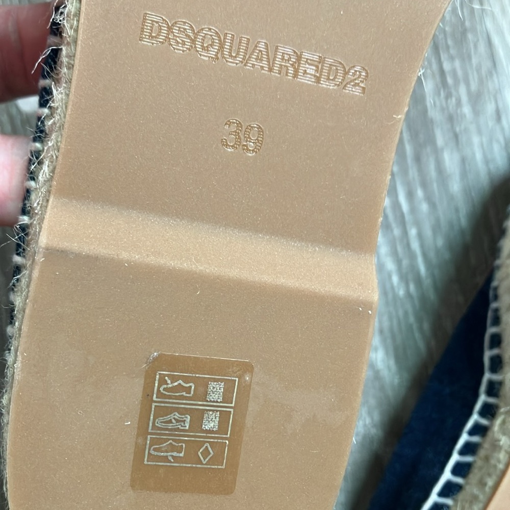 Dsquared2 Blue Denim Espadrille - image 8
